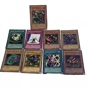 Yugioh - Common - Lot Of 9 From 1996 - Played - Y01